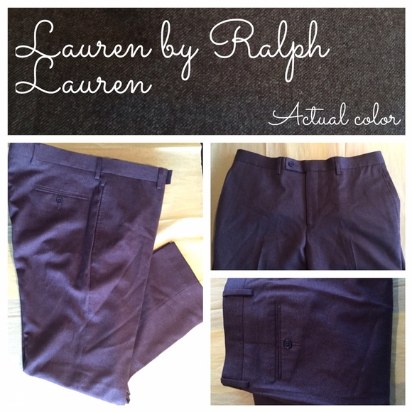 Brown Lauren by Ralph Lauren wool pants - Picture 2 of 5